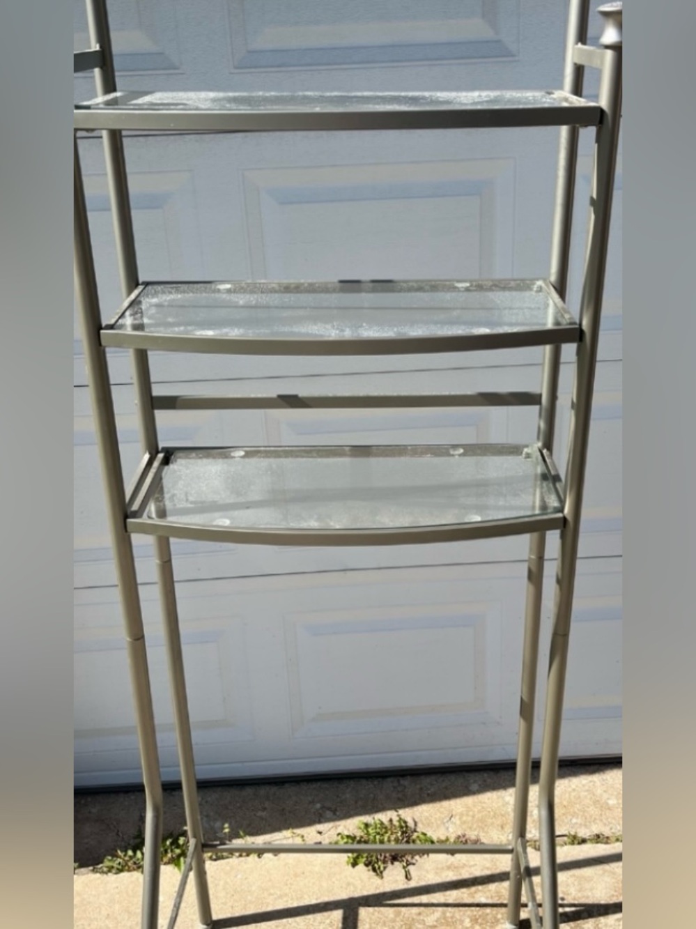 Bathroom storage rack